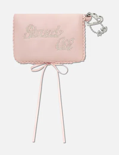 Stand Oil Memory Fluffy Keyring In Pink