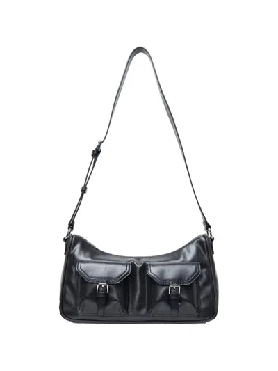 Stand Oil Mini Joey Shoulder Bag In Black