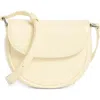 Stand Oil Mino Faux Leather Crossbody Bag In Yellow