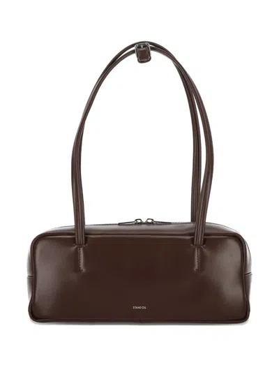 Stand Oil More Zip Shoulder Bag In Black