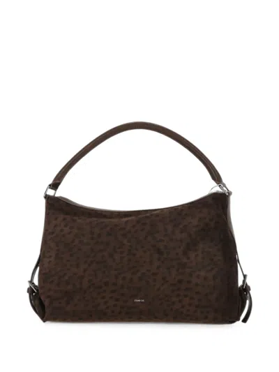 Stand Oil Mushy Leopard-print Tote Bag In Brown