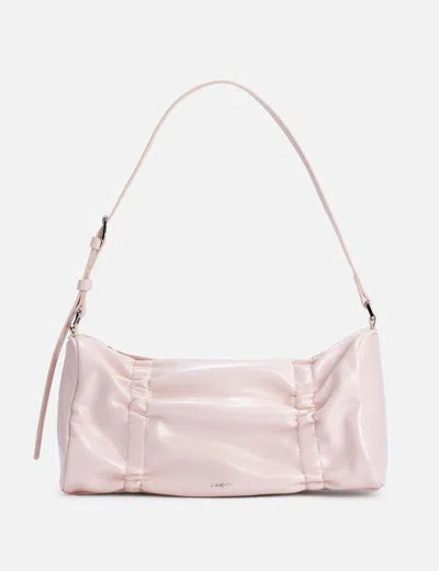 Stand Oil Pleats Bag In Pink