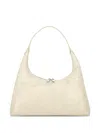 Stand Oil Plump Zip Shoulder Bag In Neutral