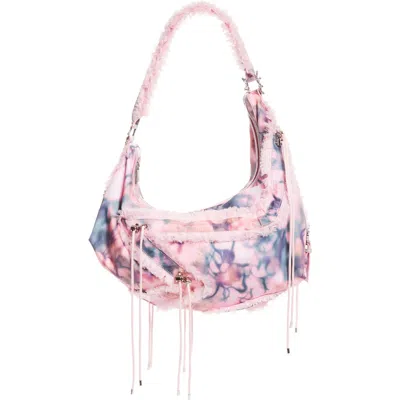 Stand Oil X Collina Strada Star Mushy Bag In Pink Barbed Floral