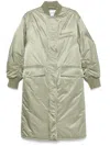 Stand Studio Long Abbie Bomber In Green
