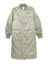 Stand Studio Long Abbie Bomber In Green