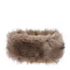 Stand Studio Zephyra Headband In Fur In Brown