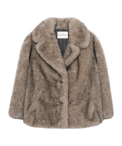 Stand Studio Angelika Jacket In Neutral