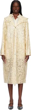 Stand Studio True Raincoat Jacket In 90006 Pina Colada
