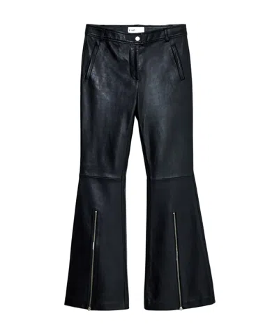 Stand Studio Belt Loop Biker Pants In Black