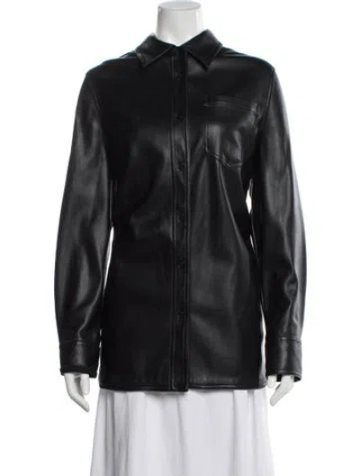 Pre-owned Stand Studio Biker Jacket In Black