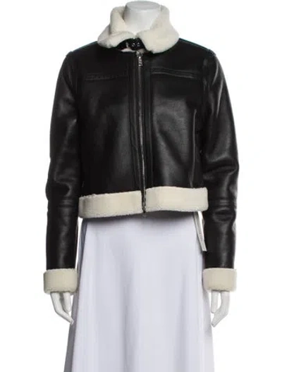 Pre-owned Stand Studio Biker Jacket In Black