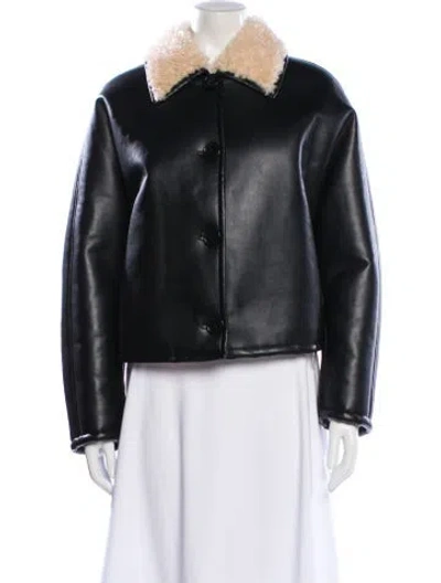 Pre-owned Stand Studio Biker Jacket In Black