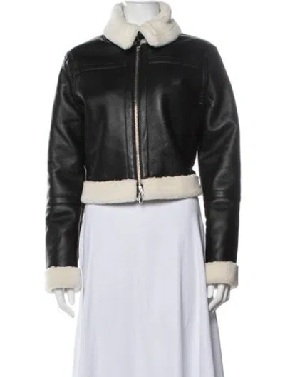 Pre-owned Stand Studio Biker Jacket In Black