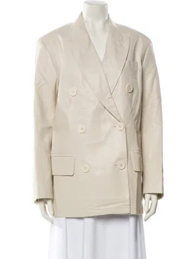 Pre-owned Stand Studio Blazer In Neutral