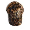 Stand Studio Cyrene Animalier Faux-fur Cap In Brown
