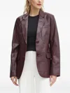 Stand Studio Button-fastening Single-breasted Blazer In Red