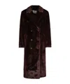 Stand Studio Buttoned Coat In Black