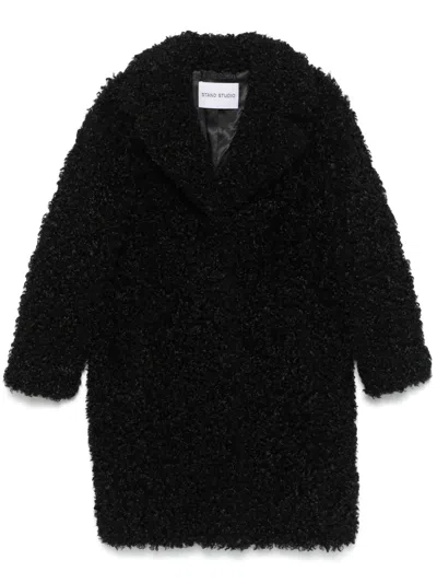 Stand Studio Camille Coat In Black