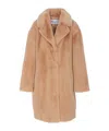 Stand Studio Camille Cocoon Coat In Brown