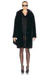 Stand Studio Camille Cocoon Coat In Black
