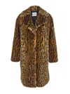Stand Studio Camille Cocoon Coat In Brown