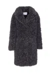 Stand Studio Camille Cocoon Coat In Gray