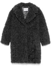 Stand Studio Camille Cocoon Coat In Grey