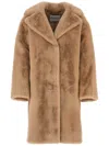 Stand Studio Camille Cocoon Coat In Nude