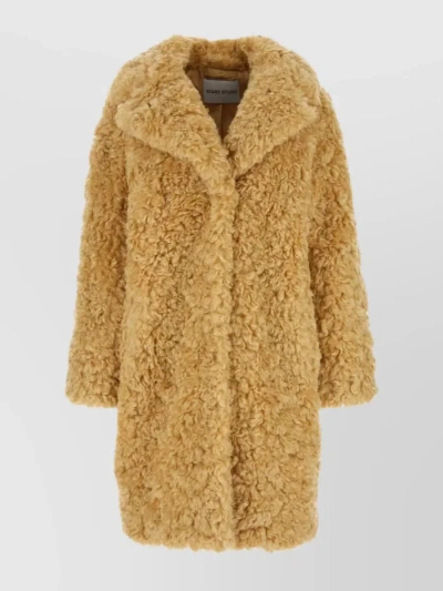 STAND STUDIO CAMILLE COCOON FAUX FUR COAT