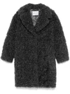 Stand Studio Camille Cocoon Coat In Grey