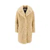 Stand Studio 'camille' Faux Fur Coat In Neutral