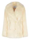 Stand Studio Katalina Faux Fur Short Coat Clothing In Neutral