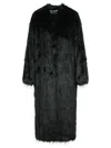Stand Studio Carolina Hook-closure Coat In Black