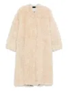 Stand Studio Beige Tailored Coat With Classic Silhouette In Neutral