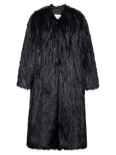 STAND STUDIO CAROLINA FAUX FUR LONG COAT
