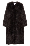Stand Studio Carolina Faux Shearling Coat In Brown