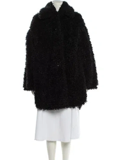 Pre-owned Stand Studio Coat In Black