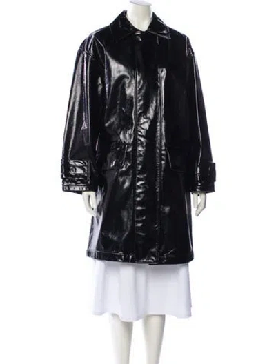 Pre-owned Stand Studio Coat In Black