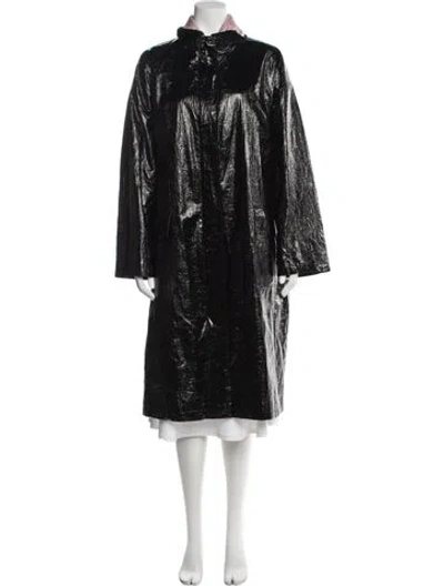 Pre-owned Stand Studio Coat In Black