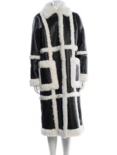 Pre-owned Stand Studio Coat In Black