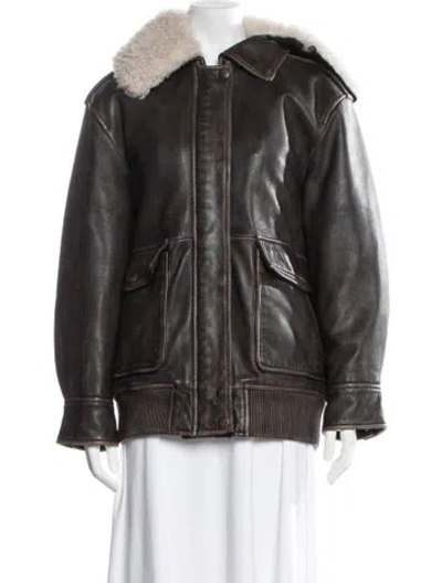Pre-owned Stand Studio Coat In Black