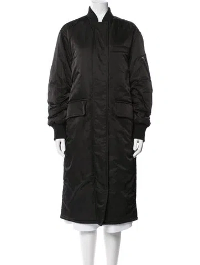 Pre-owned Stand Studio Coat In Black