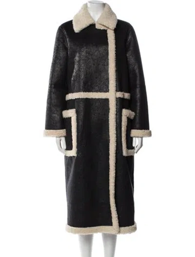 Pre-owned Stand Studio Coat In Blue