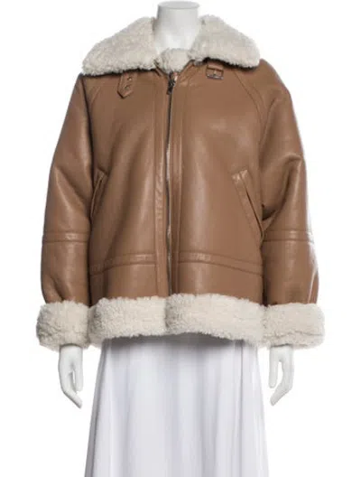 Pre-owned Stand Studio Coat In Brown