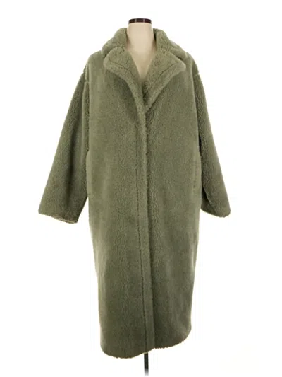 Pre-owned Stand Studio Coat In Green