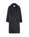Stand Studio Camille Cocoon Coat In Grey