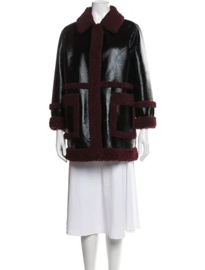 Pre-owned Stand Studio Coat In Red