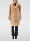 Stand Studio Cappotto Camille Cocoon Beige In Beige