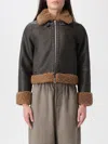 Stand Studio Coat  Woman Color Black In Brown